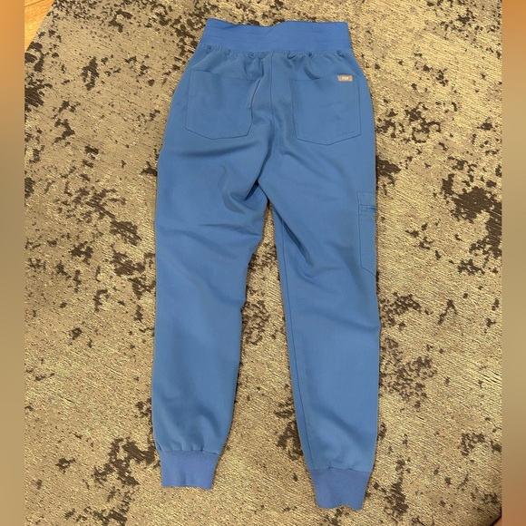 FIGS Ceil Blue Zamora™ High Waisted - Petite Jogger Scrub Pants - XXS - Petite - Picture 2 of 5